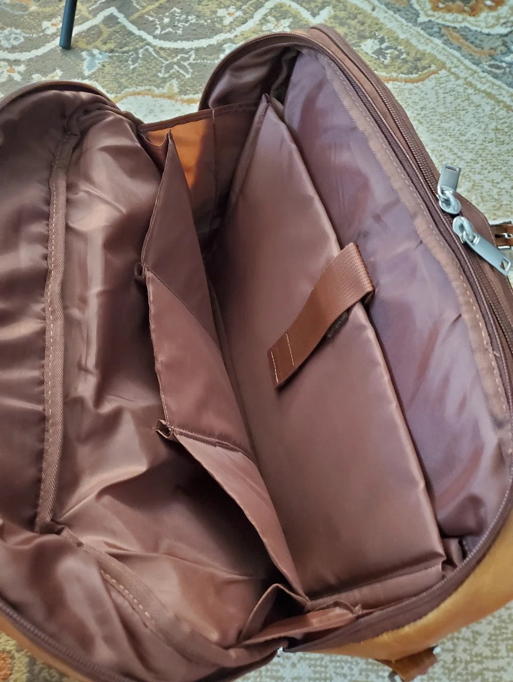 Wilsons Leather Messenger Laptop Briefcase Business Travel Carryon Bag
